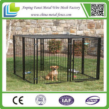 Black Metal Powder-Coated Dog Cage Great Quality Dog Crate Wholesale